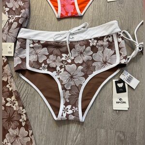 Rip Curl aloha state, high waisted bikini bottom